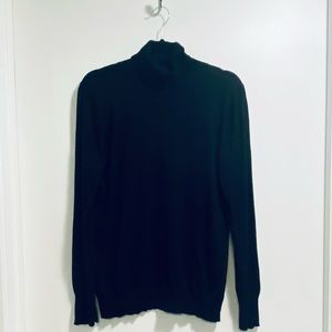 XL Black Banana Republic Turtleneck Pullover